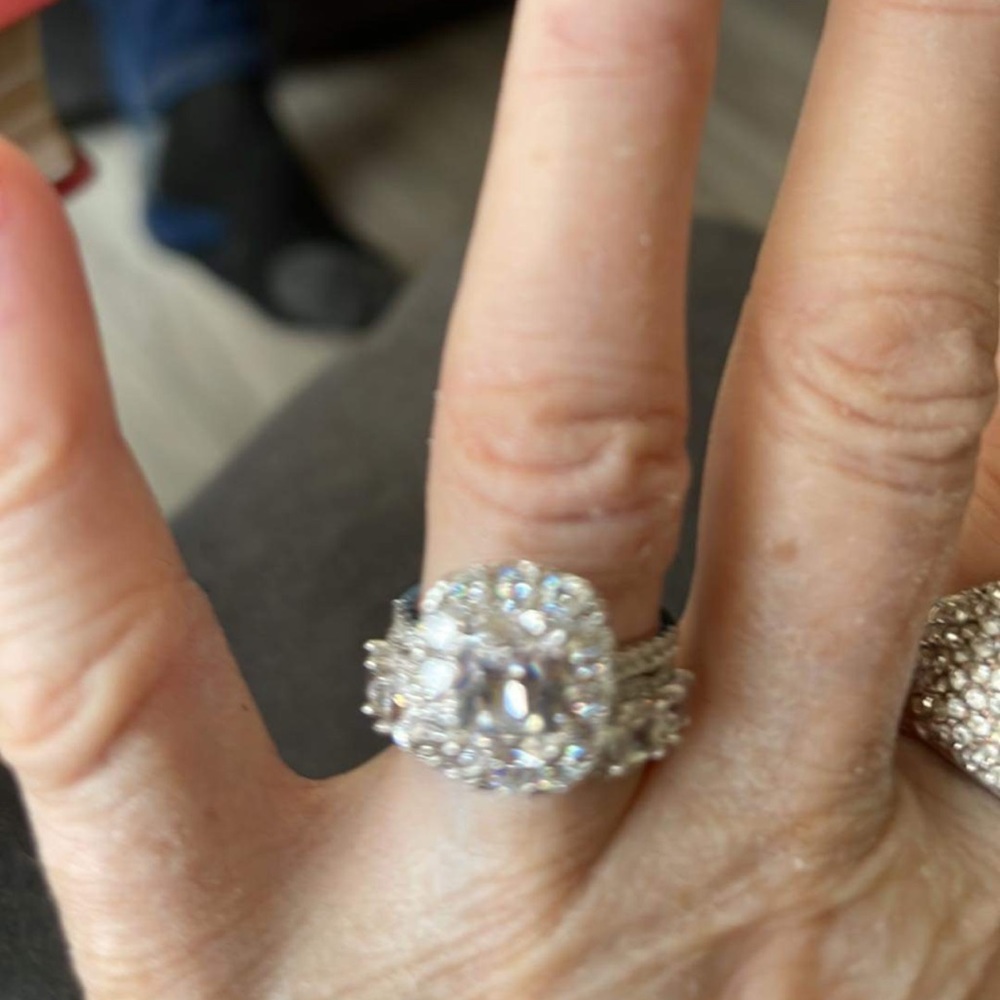 Artisian wedding ring silver 5.5 ring